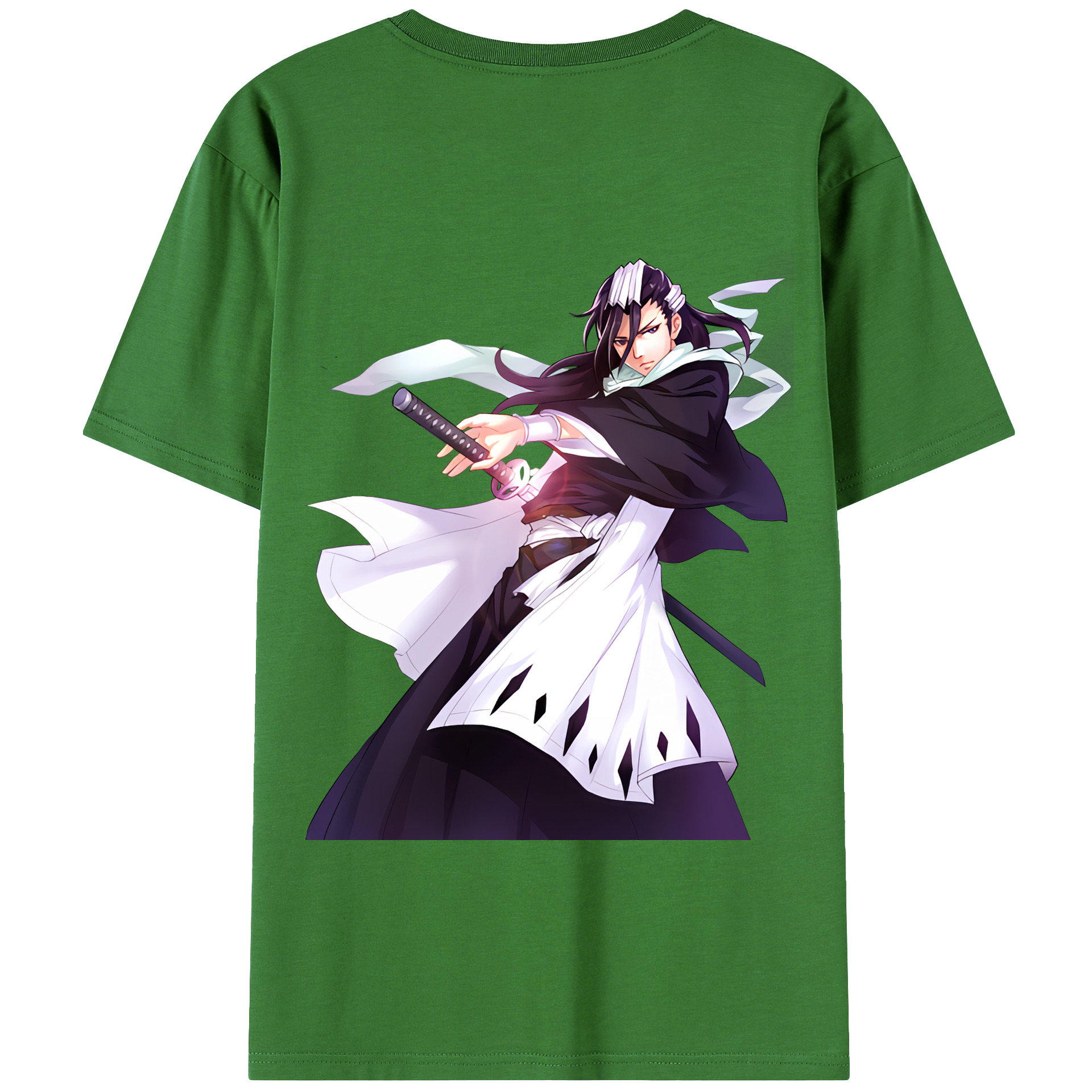 （画像用） ブリーチ くちき びゃくや BLEACH Kuchiki Byakuya レディース半袖Tシャツ(バックプリント)
